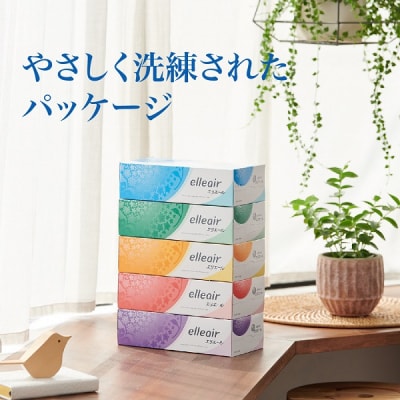 エリエール ティシュー 180組×5箱×4パック (20箱)