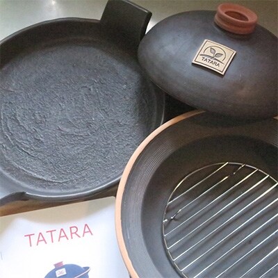 【広島県・風炎窯・超耐熱陶器】～MOONスキレット&TATARA鍋セット