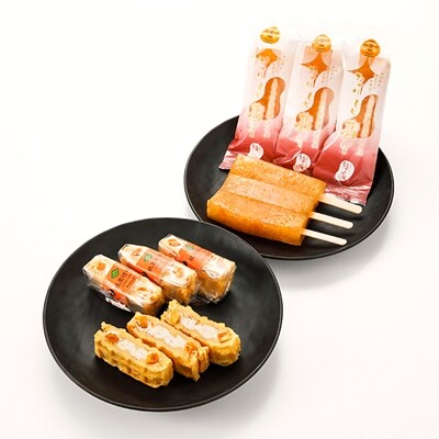 祇園坊柿ワッフル&シャリもちくずバーセット