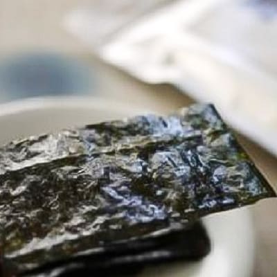 【海苔の三國屋】 うみべのしおのり (10切80枚)  6本セット