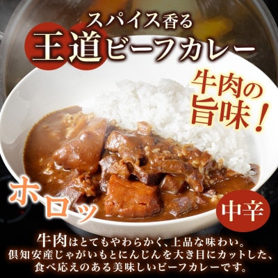 倶知安野菜のほろほろビーフカレー 中辛 200g×10個