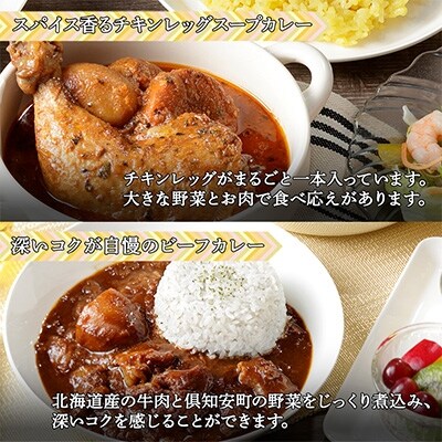 2022年5月発送開始『定期便』中辛カレー4種計4個(チキンスープ・ビーフ・ポーク・牛すじ)全3回