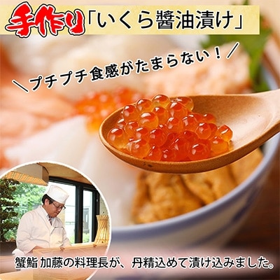 2023年2月発送開始『定期便』【北海道】厳選6種の海鮮丼セット 【蟹入り】&【雲丹入り】全2回