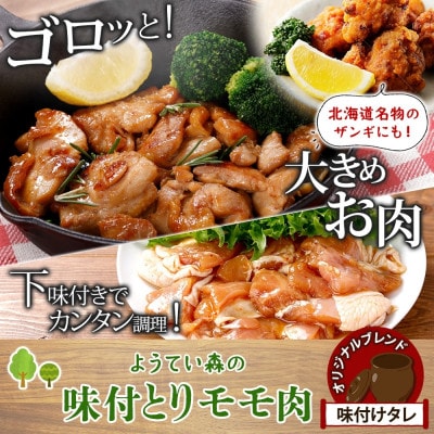 ようてい森の BBQ ジンギスカン 300g ×2 鶏もも肉 300g 計900g北海道 倶知安町