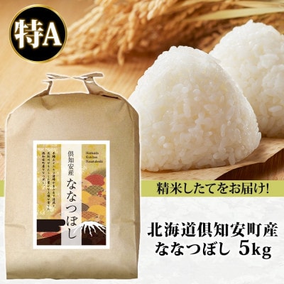 北海道 倶知安町産 ななつぼし 精米 5kg 数量限定 【2026年4月出荷】