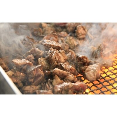 【2022年3月中旬発送】肉の駅KINGの博多地鶏スパイス焼きセット(もも・胸肉)800g
