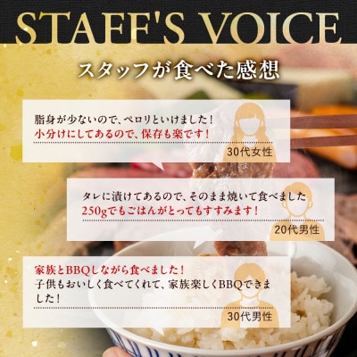 国産 特製たれ漬 牛ハラミサガリ 250g×5パック