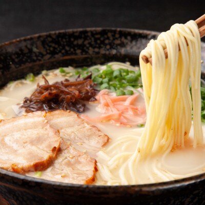 【毎月定期便】博多長浜ラーメン6食入×2箱(12食入)【豚骨ラーメン】(宇美町)全2回