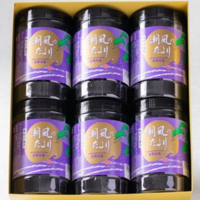 【合計480枚】福岡有明のり 潮風のたよりセット 味付海苔 10切80枚×6本(宇美町)