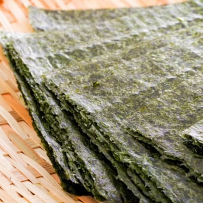 極厚!!(厚みと重さ1.5倍)新海苔　焼海苔10袋セット　全形5枚×10袋　福岡有明のり