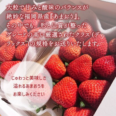 【2027年2月より順次発送】あまおうデラックス(約250-270g×4パック) (宇美町)