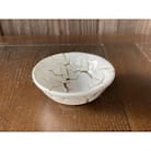 龍爪梅花皮 ぐい吞み　白　(7cm)