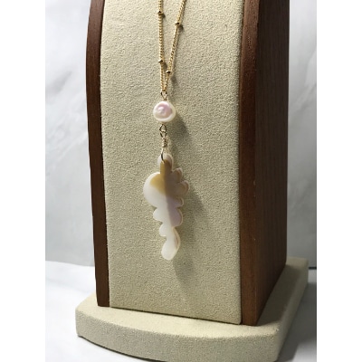 びわ湖パール&びわ湖シェルネックレス