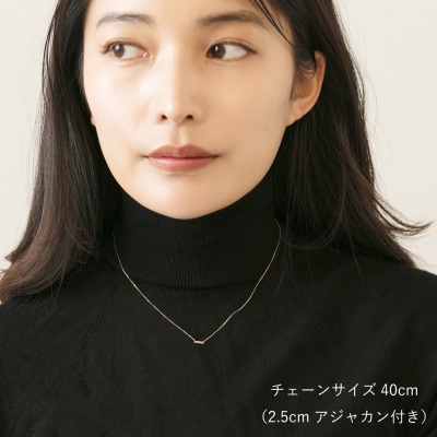 【10金 ダイヤモンドネックレス】華奢で可愛い 毎日を輝かせる 人気ストレートデザイン レディース