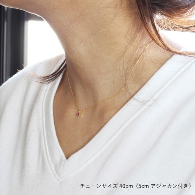 【8月誕生石 ペリドットネックレス】SILVER925 K18ゴールドプレーティング 長さ40cm
