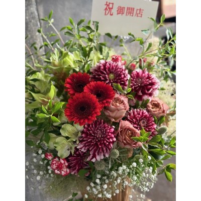 お祝いの花贈り