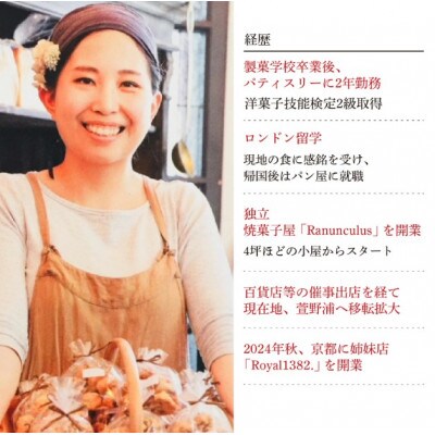 Rananculus 4種のお茶缶　19枚入り