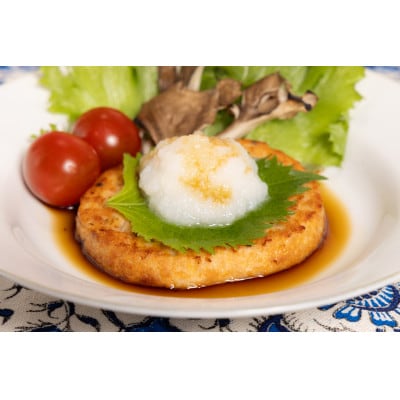 温め直すだけ　大豆ミートとお魚ハンバーグ2種セット