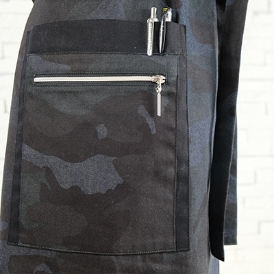 男女兼用 迷彩 クリエイティブエプロン ラブリーグレイス[No5354-0921]