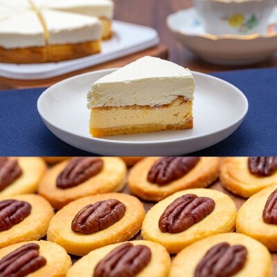 低糖質 ダブルチーズケーキ まるごとペカンバタークッキー1袋 お礼品詳細 ふるさと納税なら さとふる