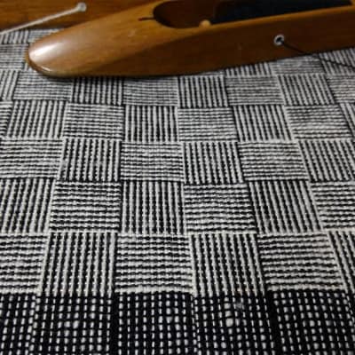 マフラー 翔工房 上質カシミヤ100% 手紡ぎ・手織りマフラー 網代模様 [No5354-0605]