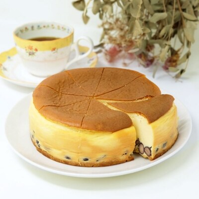 【低糖質】手作り黒豆ベイクドチーズケーキ[No5354-0163]