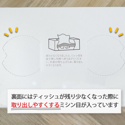 ティッシュ 60箱入り オリジナルティッシュBOX おりひめティッシュ[No5354-0290]
