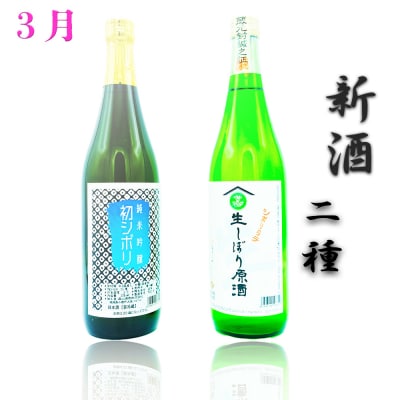 【定期便】大正より創業100年　森山酒造　季節のお酒　