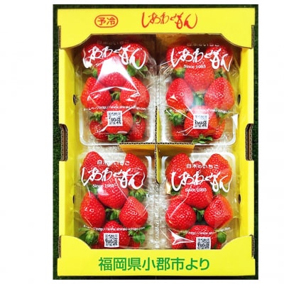 いちご 白木のいちご あまおう 300g×4パック詰め (M～3Lサイズ)[No5354-0592]
