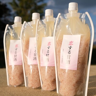 和農BARU　恋する甘酒(赤)500ml×4本
