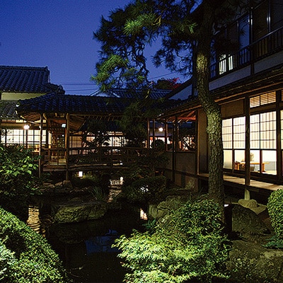 食事券 福岡 冬のジビエ 料亭 さとう別荘 天然鴨 フルコース 2名様[No5354-0101]