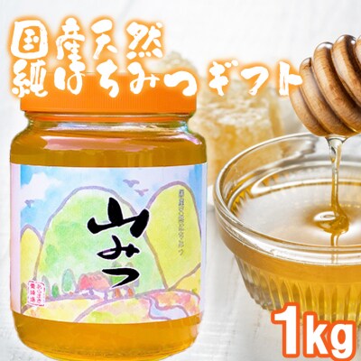 はちみつ 化粧箱入り やまみつ 1kg ギフト[No5354-0329]