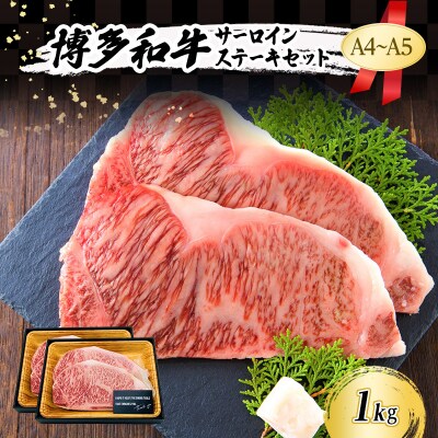 A4～A5 博多和牛 サーロイン ステーキ 1kg (250g×4枚)[No5354-0544]