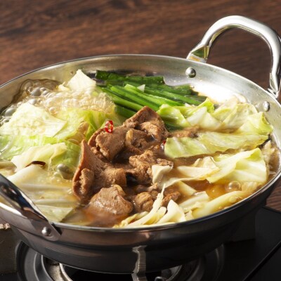 もつ鍋 缶詰 3缶セット 醤油味 1缶約2人前[No5354-0535]