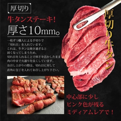牛たん尽くしセット 3種 [600g・約4～6人前][No5354-0730]
