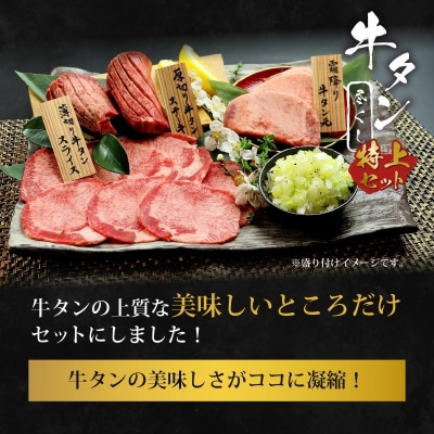 牛たん尽くしセット 3種 [600g・約4～6人前][No5354-0730]