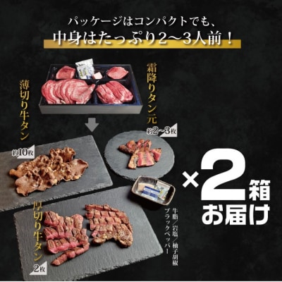牛たん尽くしセット 3種 [600g・約4～6人前][No5354-0730]