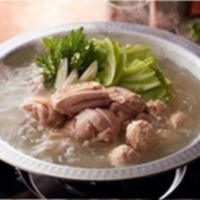 博多華味鳥 水たき・もつ鍋醤油味 セット (6～8人前)[No5354-2102]