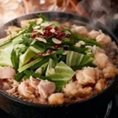 博多華味鳥 水たき・もつ鍋醤油味 セット (6～8人前)[No5354-2102]