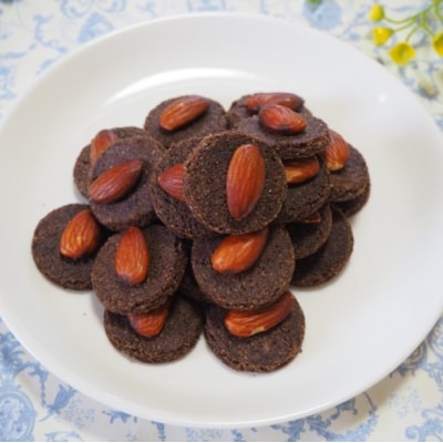 【低糖質】手作りアーモンドココアクッキー クッキー スイーツ[No5354-2191]