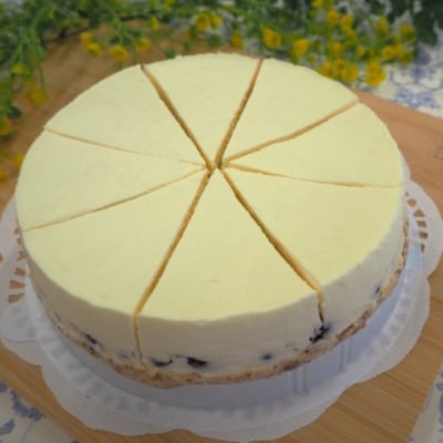 【低糖質】手作り黒豆レアチーズケーキ[No5354-2193]