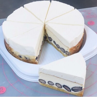 【低糖質】手作り黒豆ダブルチーズケーキ[No5354-2194]