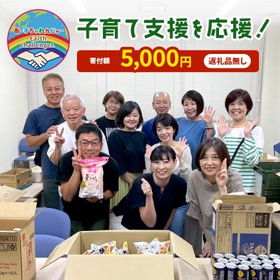 子育て支援活動を応援!返礼品無し 100,000円 (お礼状送付)[No5354-2334]