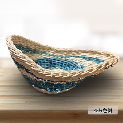 アボガド型のかご 雑貨 かご 手編み[No5354-2382]