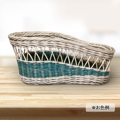 新型ワインラック 雑貨 かご 手編み[No5354-2383]