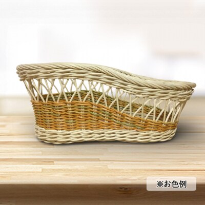 新型ワインラック 雑貨 かご 手編み[No5354-2383]