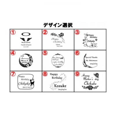 オーダーメイドで作る写真屋さんのガラスアート「ロックグラス」化粧箱付[No5354-2386]