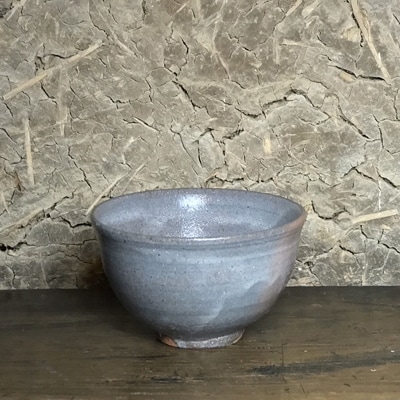 長石釉　無地唐津茶碗