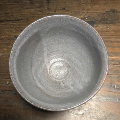 長石釉　無地唐津茶碗