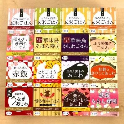 (一粒庵)一膳ごはん16個セット(16種×各1個)